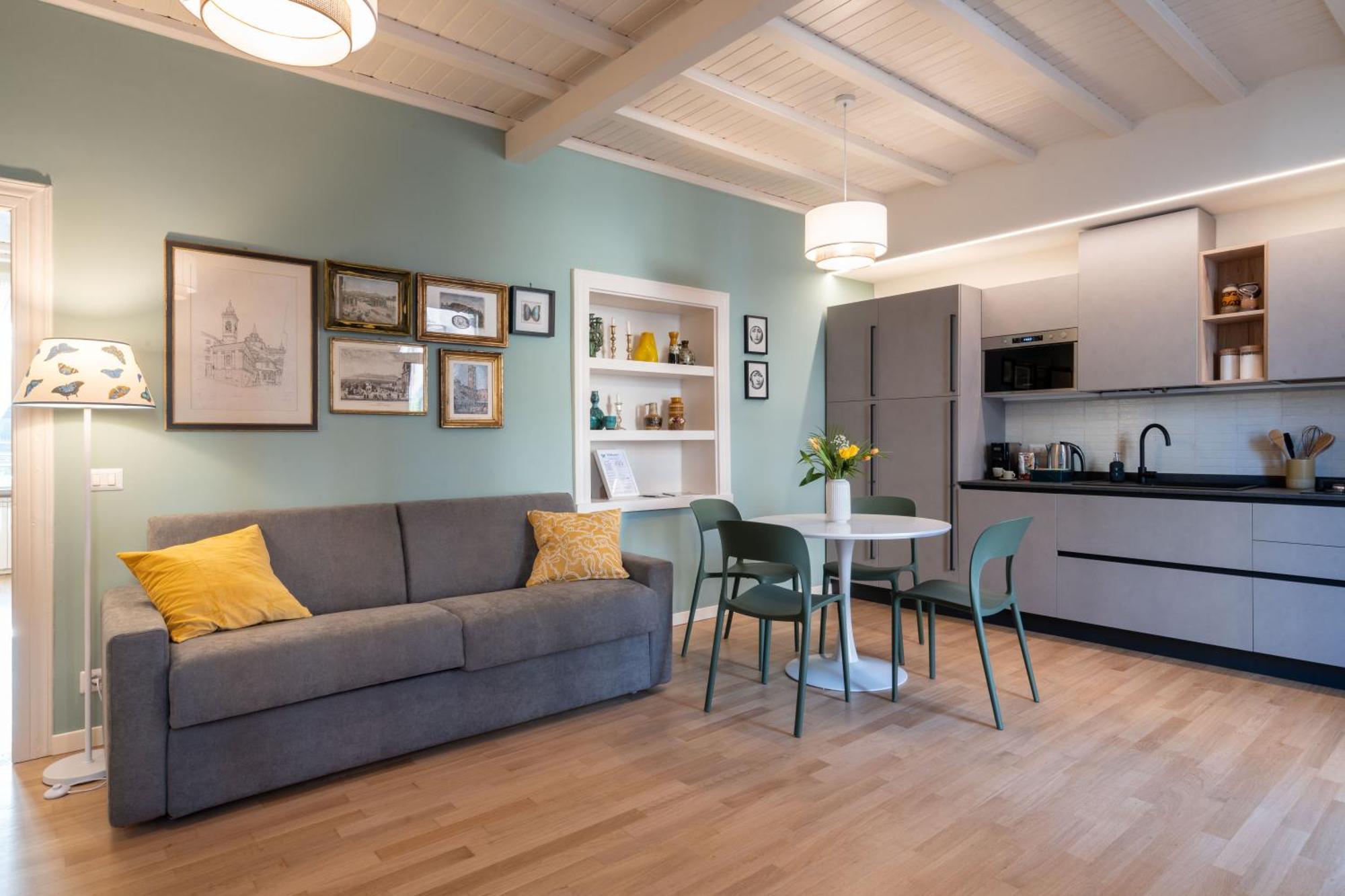 La Farfalla Blu - Boutique Apartment 贝尔加莫 外观 照片