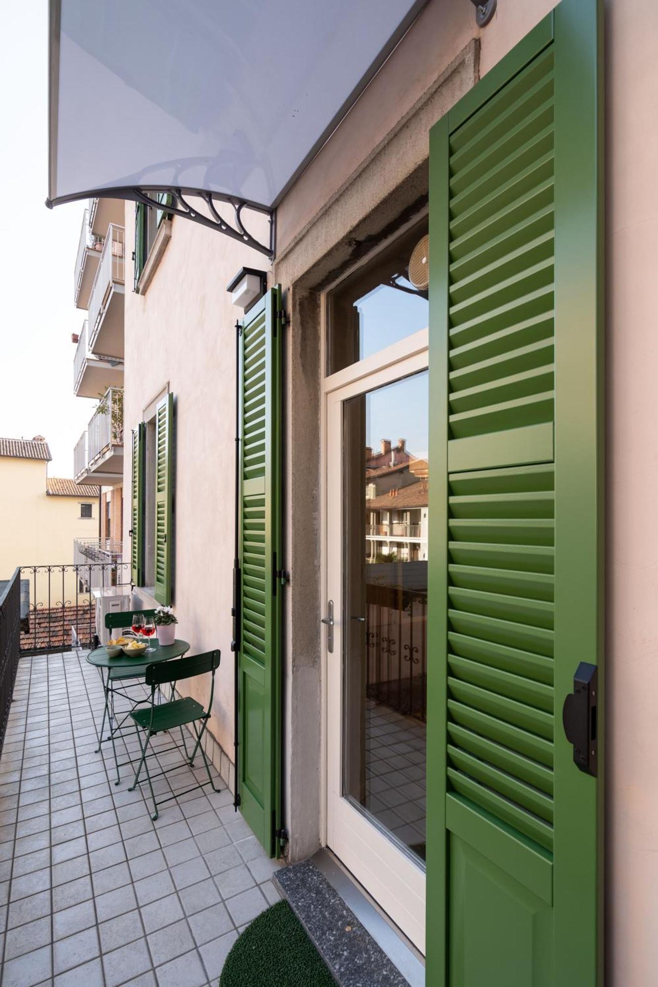 La Farfalla Blu - Boutique Apartment 贝尔加莫 外观 照片